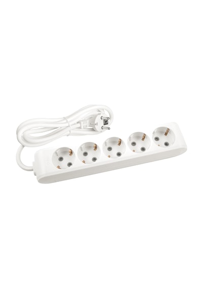 Viko Multi-let 5'li Grup Priz Topraklı Çocuk Korumalı 1 Metre Beyaz - 90113501