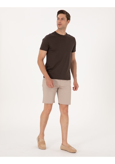 Pierre Cardin Erkek Bej Şort / Bermuda 50308132-vr011 Bej