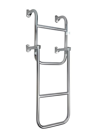 Tekne Merdiveni Katlanir 2 2 Krom 85Cm