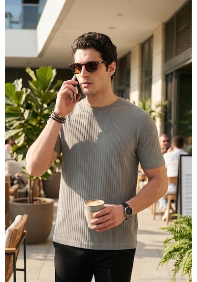 Buratti Erkek T Shirt 5904068 Açık Haki