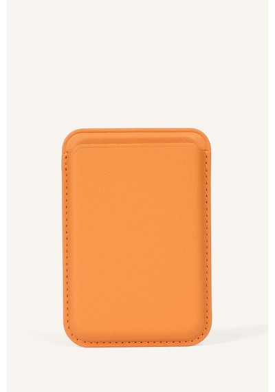 Defacto Magsafe Unisex Suni Deri Turuncu Kartlık I6568axnsog34 Turuncu-og34