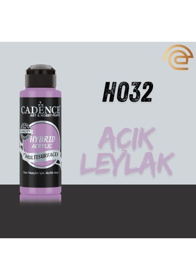 Cadence Hybrid Multisurface Akrilik Boya 120 Ml H032 Açık Leylak H032 Açık Leyla