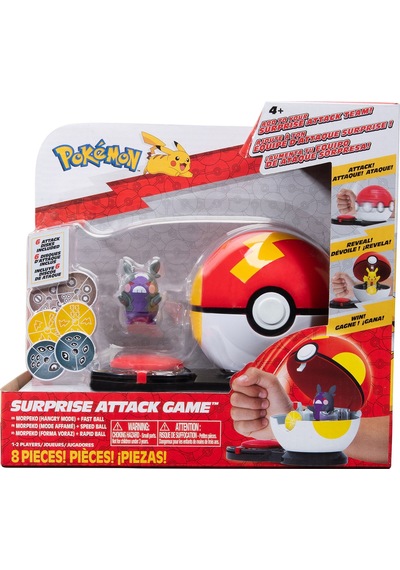 Pokemon Sürpriz Atak Oyun Seti - Morpeko + Fast Ball
