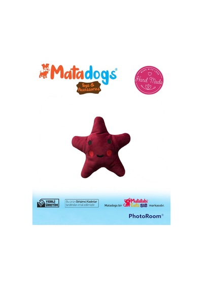 Mata Dogs Star 1 Sesli, Peluş Nakışlı Küçük Irk Ve Yavru Köpek Oyuncağı 13 Cm