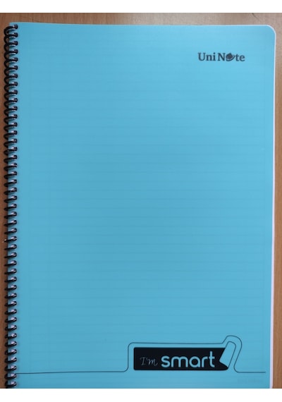 Mopak 72 Yaprak Çizgisiz Defter Plastik Kapak Harita Metot Hm Telli