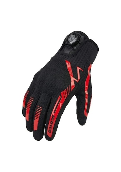 Scoyco Mc237 Yazlık Korumalı Motosiklet Eldiveni Kırmızı