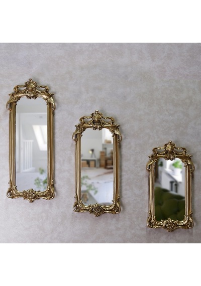 Royal 3'Lü Ayna Altın(526264793) Altın
