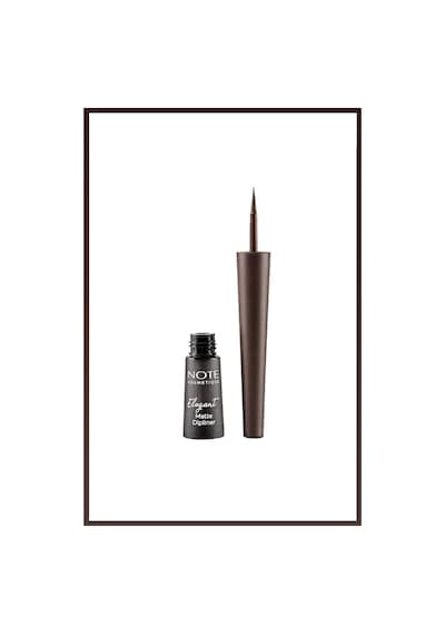 Note Cosmetique Elegant Matte Dipliner Waterproof Suya Dayanıklı - 02 Coffee Brown - Kahverengi