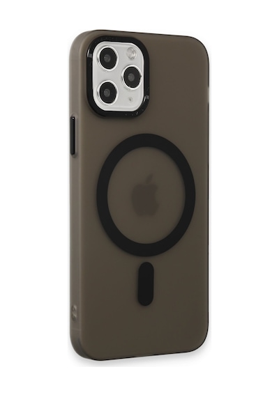 Newface - 886 - Apple iPhone Uyumlu 11 Pro Max Kılıf Lodos Magneticsafe Mat Kapak - Csmo-tex - - Siyah Newface - 886 - Apple iPhone Uyumlu 11 Pro Max Kılıf Lodos Magneticsafe Mat Kapak - Csmo-tex - - Siyah