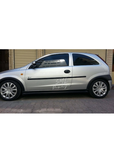 Opel Corsa C Yan Marşpiyel Plastik Yan Ek Seti