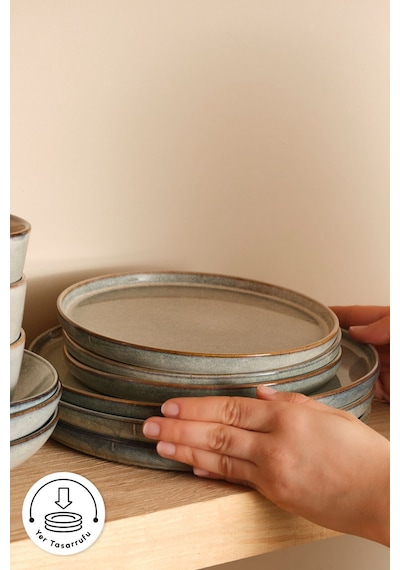 Karaca  Earth Collection Skal 55 Parça 12 Kişilik Yemek Takımı