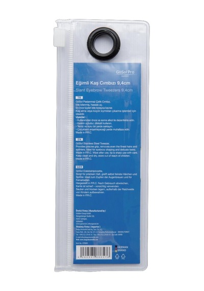 Gösol Eğimli Kaş Cımbızı 9.4 Cm Gt0009