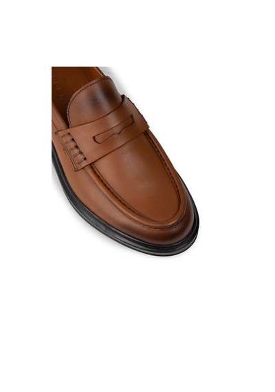 Deery Erkek Hakiki Deri Taba Renk Loafer Ayakkabı - 02000mtbap01 Taba