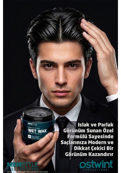Ostwint Profesyonel Saç Şekillendirici Wet Wax No04 150 ML