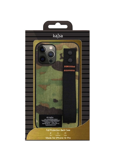 Kajsa Apple Uyumlu iPhone 12 Pro Max Kılıf Kajsa Cordura Serisi Military Kapak ZORE-218938