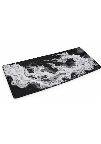 Razador Monochrome Flow 90x40 Cm Xxl Gaming Profesyonel 1. Sınıf Oyuncu Mouse Pad Kaymaz Taban 4 Mm Mousepad