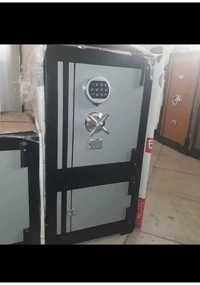 Mywondry Siyah Gri Çelik Para Kasası Elektronik Şifre Kilitli 85 Cm