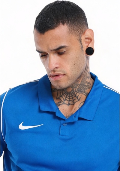 Nike Dry Park Erkek Polo Spor Tişört Mavi