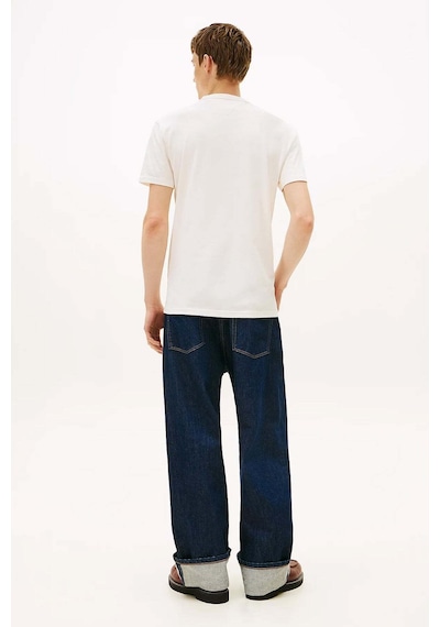 Tommy Jeans Erkek T Shirt Dm0dm22311 Ybh Beyaz Beyaz