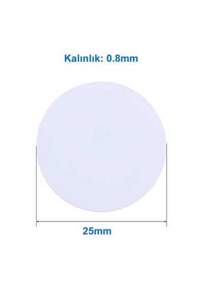 125khz 25mm Para Tip Rfid Manyetik Etiket Proximity Göstergeç Kart 125 Khz Em4100 Kapı Geçiş