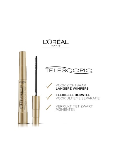 L'oréal Paris Telescopic Maskara - Siyah &amp Elseve Mucizevi Yağ Saç Güzelleştirici Krem 150 Ml - Kuru Ve Sert Sa Diğer