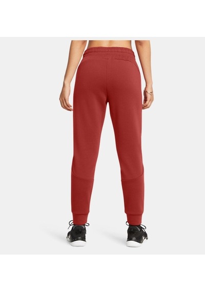 Under Armour - Kadın Unstoppable Fleece Eşofman Altı 1379846-840 Earthen Orange Black Çok Renkli