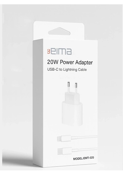Eima Emt-020 20w Hızlı Şarj Seti Usb-c To Lightning Kablolu Power Adaptör