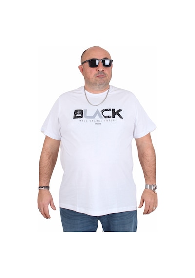 Moc Grande Mocgrande Erkek Büyük Beden Sıfır Yaka Tişört Black 25176 Beyaz Beyaz Moc Grande Mocgrande Erkek Büyük Beden Sıfır Yaka Tişört Black 25176 Beyaz Beyaz