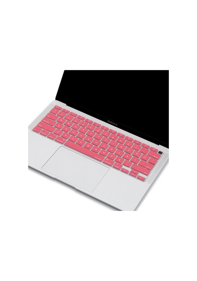 Apple Uyumlu MacBook Air 13Inc Klavye Koruyucu A2179 A2337 İngilizce Türkçe Siyah