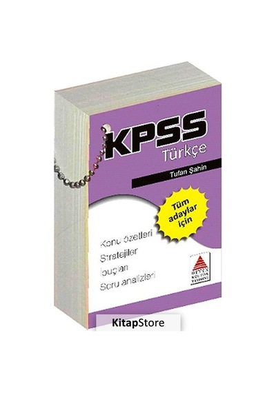 Kpss Türkçe Strateji Kartları / Tufan Şahin