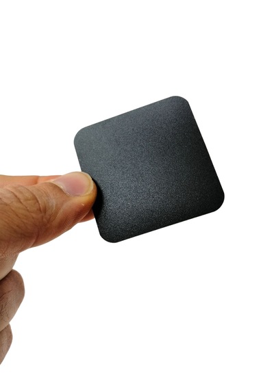 10 Adet Silinebilir Karatahta Mini Siyah Etiket 5 x 5 CM Yapışkanlı