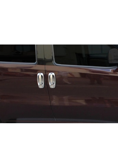 Fiat Doblo Krom Kapı Kolu 4 Kapı 8 Parça Set 2010-2021 Arası