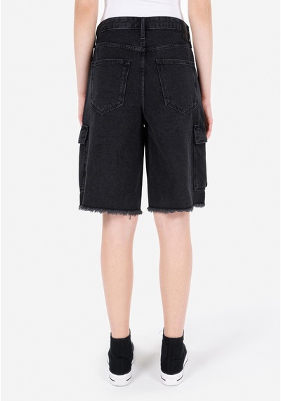 Colin's Colins Cargo Fit Yüksek Bel Kadın İndigo Jean Şort Cl1069599 Q1.v1 Dn01694 Mavi