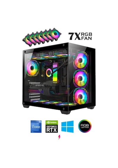 Ramtech RMT2602 i7-12700F 32 GB 1 TB M.2 NVMe SSD 8 GB RTX4060 Free Dos Masaüstü Oyuncu Bilgisayarı