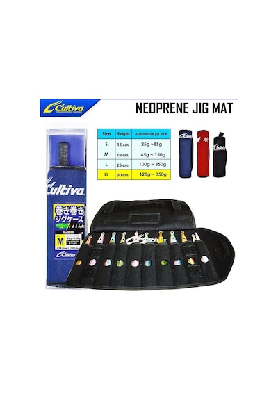Cultiva 9880 Neoprene Jig Mat M-lacivert Jig Çantası