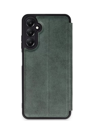 Newface Samsung Galaxy A15 4g Kılıf Flip Cover - Koyu Yeşil