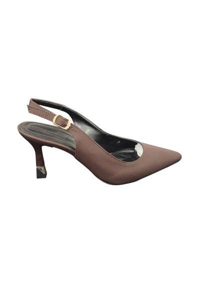 Taşçı Ayakkabı Ventes 878139z Kadın 8cm Kadeh Boyu Sivri Burun Arkası Açık Saten Stiletto Ayakkabı Kahve Taşçı Ayakkabı Ventes 878139z Kadın 8cm Kadeh Boyu Sivri Burun Arkası Açık Saten Stiletto Ayakkabı Kahve