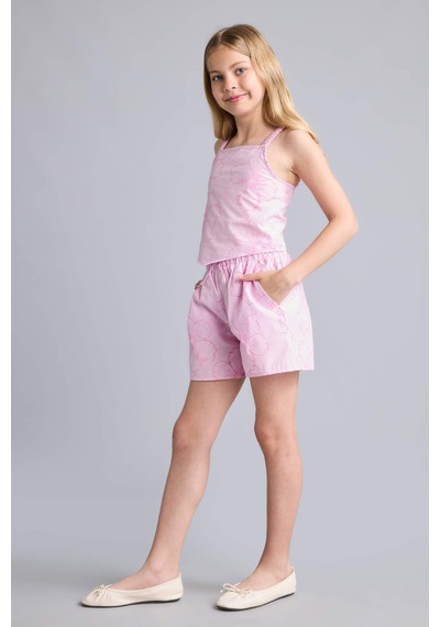 Defacto Regular Fıt Poplin Çiçekli Pembe Şort Kız Çocuk I0123a826hspn614 Pembe-pn614 Defacto Regular Fıt Poplin Çiçekli Pembe Şort Kız Çocuk I0123a826hspn614 Pembe-pn614