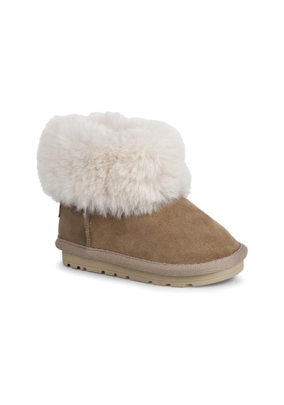 Buckhead Kız Çocuk Kürklü Bot Buck3064 Chestnut Furly Bej