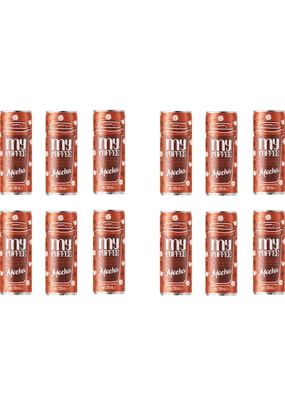 My Coffee Mocha Çikolata Aromalı Soğuk Kahve 250 Ml X 12 Adet Hazır