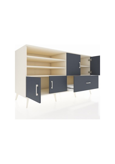 Kronos Konsol 5 Raflı Tek Çekmeceli 4 Kapaklı 176x59x99 Aytaşı-an Aytaşı-antrasit Kronos Konsol 5 Raflı Tek Çekmeceli 4 Kapaklı 176x59x99 Aytaşı-an Aytaşı-antrasit