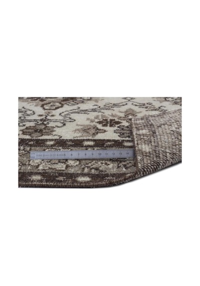 El Dokuması Vintage Yün-pamuk Bej Halı 8817 152 X 246 Cm