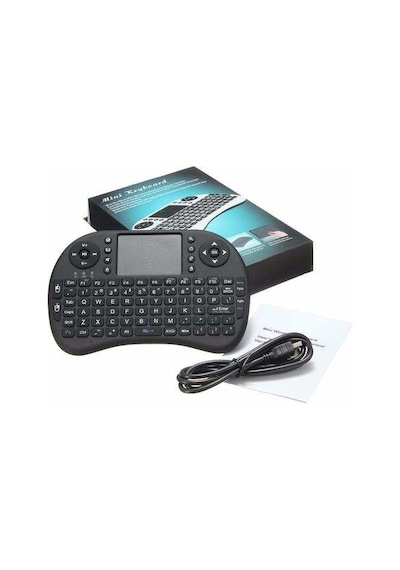 Mini Keyboard Air Smart Tv Işıklı Mini Klavye Dokunmatik Mouse