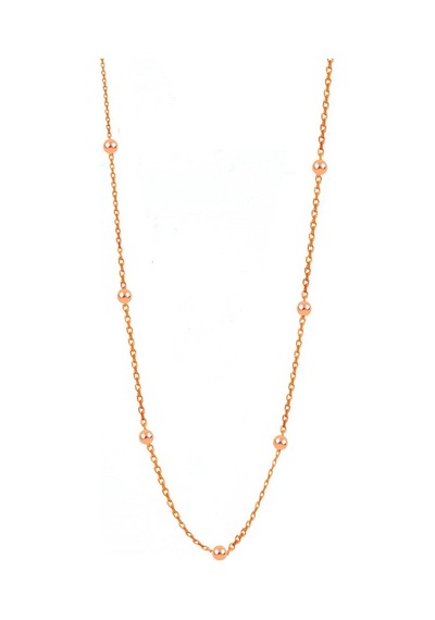 Gümüş Rose 60 Cm Top Top Zincir