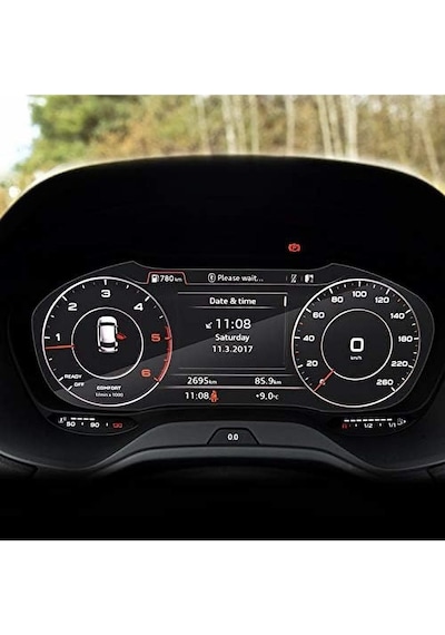 Audi İle Uyumlu Q2 2021 2022 2023 2024 2025 Model Direksiyon Arkası Gösterge Panel 9h Nano Ekra Diğer