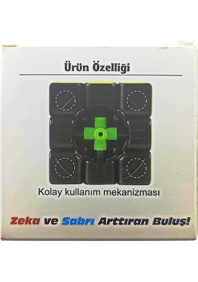 Beyaz Zemin Üzeri Renkli Zeka Küpü 3x3x3-6,8 Cm
