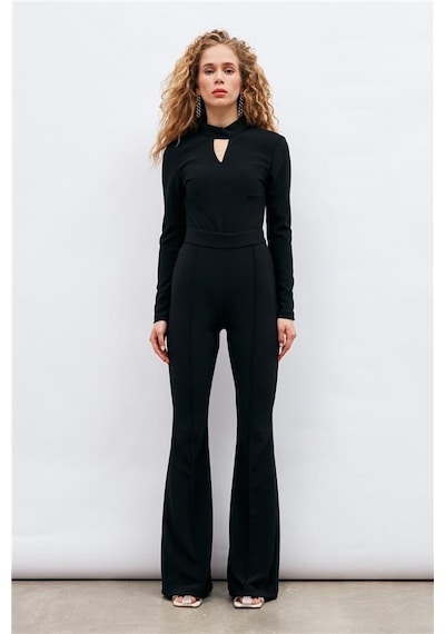 Sateen İspanyol Paça Pantolon 3082-5011 001