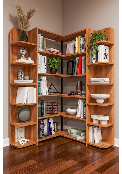 Asra Trend Modern Dönebilen Ayarlanabilir Raflı Ev Ofis Kitaplık %100 Mdf Dekoratif Kütüphane Kitaplık Dk01 Petra Asra Trend Modern Dönebilen Ayarlanabilir Raflı Ev Ofis Kitaplık %100 Mdf Dekoratif Kütüphane Kitaplık Dk01 Petra
