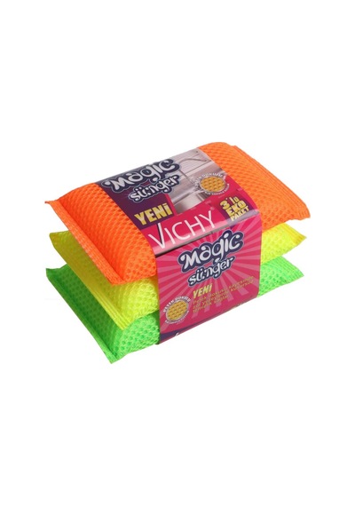 3 Adet Sihirli - Magic Bulaşık Süngeri Sağlam Kullanışlı Pratik