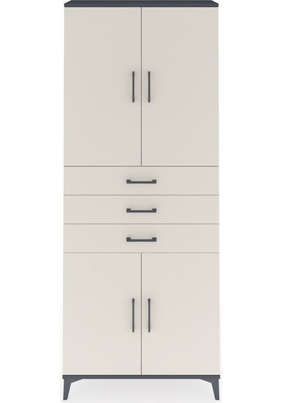 Arges Dolap 4 Raflı 3 Çekmeceli 4 Kapaklı 88x30x221 Antrasit-... Antrasit Arges Dolap 4 Raflı 3 Çekmeceli 4 Kapaklı 88x30x221 Antrasit-... Antrasit